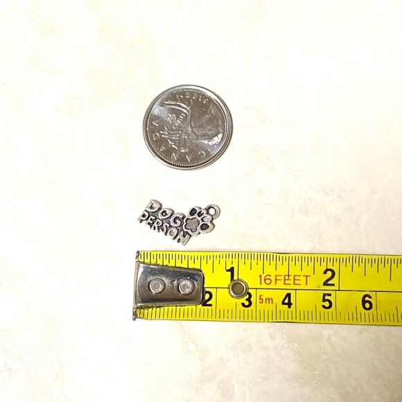 3/10$, Silver Cat/Dog Person w/ Paw Print Charm for Jewelry Making, DIY Projects - Picture 9 of 10